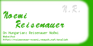 noemi reisenauer business card